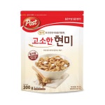 포스트 고소한 현미 300g 지퍼백 : 간식바구니