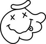 너바나나 NIRVANANA 패러디 블랙로고 티셔츠 바나나 (남여공용) 과일 메롱 : METALHUSKY