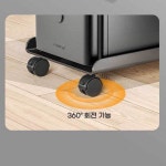 PC본체받침 360도 바퀴 데스크탑 컴퓨터 선반 거치대 : 대짜마켓
