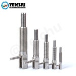 VEICHU-스테인레스/탄소강 L-핸들, 인덱스 홀 VCN233 M6/8/10/12/16 플런저 볼트, 1 개입 : 나신사