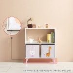 잡지 거실낮은책장 그림책책꽂이 어린이 간이책장 : COLON:P