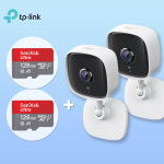 티피링크 Tapo C110 집 매장 스마트폰 CCTV 128GB SD카드포함 [2SET] : 대원아이씨티