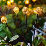 태양광 LED 금빛 반딧불 (2개세트) 장식등 정원장식 잔디등 태양등 조명등 야외등 정원등 : 진성해피몰