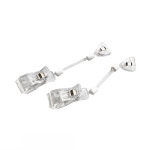 아트사인 쇼클립 집게대 봉50 반달집게 26X160 2개입 G9026 3971 : 온누리문구