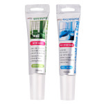 욕실 실리콘 노즐 강력접착 방수 화장실 보수용 일대일실리콘혼합세트 : 대한민국만세