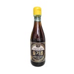 고향식품 들기름 100% 300ml 유리병 원액 원유 대용량 식자재 업소용 식당용 가정용 : 곰소할인마트