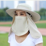 메쉬원단햇빛차단모자 자외선차단썬캡 주말농장모자 등산 : 과자짱