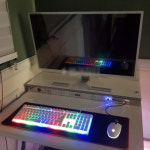스마트 1인용컴퓨터책상 pc방책상 조립식 콘센트 컴퓨터용 게이밍 피시방데스크 850 : 상록수의자