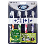 충치케어 2단 미세모칫솔 유한덴탈케어 유덴트 DX 4+4 X 3개(총24입) : happydream