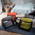 피치트렌디 풋쉬풋쉬 발받침대 사무실 컴퓨터 책상 발판 국산 다리받침대 화이트-그레이 : 피치트렌디