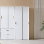 H4261 슬라이드 LPM 이불장 800(거울미포함) 3colors : 월드가구 종합몰