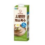 (무배) 정식품 간단요리사 시원한 채소육수 950ml 6팩 대용량 육수 냉면 국수 동치미 : 주주박스
