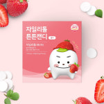 튼튼캔디 어린이 자일리톨 무설탕 양치캔디 60정 사과맛 사과, 102g, 1개 : 캣파워