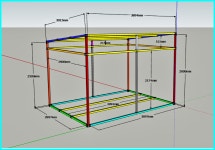 한쪽기울어진틀자재50 3x4 : 고령홈픽스 각관조인트전문