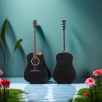 클래식 입문용 통기타 포크 일렉트릭 기타 컷어웨이 수공예 어쿠스틱 내추 좋은 디자인 컬러 : 샵앤모아