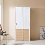 H4250 슬라이드 투톤 옷장 800 1color : 월드가구 종합몰