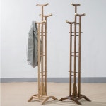 드레스룸 행거 일자 옷걸이 우드 원목 코트랙 : 엉뚱한 사람들