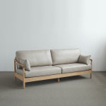 오크 알토 가죽소파 (3인) : 우드올렌스