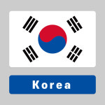 대한민국 국기 태극기 스티커 69X45mm 사각 깃발 코리아 캐리어 여행 가방 노트북 : 팝네임스티커