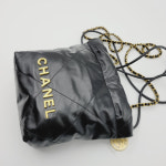 샤넬 22백 미니 블랙 카프스킨 금장 AS3980 : solove0519