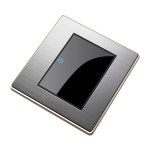 IOT스위치 스마트전구 원격스위치 LED 146 듀얼 스위치 미러 아크릴 하우스 호텔 스테인레스 스틸 브러시 패널 CE 86 타입 1 2 3 4 갱... 