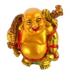 부 동전 가방 해피 웃음 Maitreya 부처님 동상 J2172 : 포니점빵