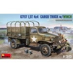 하비라인 BE35389 1/35 1.5t 4x4 G7117 Cargo Truck w/Winch 1.5톤 사륜 트럭 - 윈치 장비형  미니아트 프라모델 밀리터리 트럭,차량... 