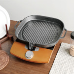 삼겹불판 무쇠그릴 냉삼불판 고기굽는판 고기구이판 : 만물상임