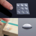 9P 다용도 미끄럼방지 도트 8mm 책상 테이블 식탁유리보호 충격밀림방지 바닥고정받침 : 밤지마켓