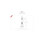 아트사인 쇼클립 원판50 스프링줄 반달집게 50X140 2개입 G9015 3955 : 온누리문구