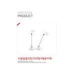 아트사인 쇼클립 흡착판50 철사봉100 꽂이대 50X157 2개입 G9023 3968 : 온누리문구