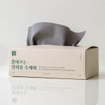 단순생활 뽑아쓰는 일회용 수세미 50매 티슈타입 : 단순생활