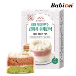 바비온 독 파티 케이크 믹스 강아지 수제간식 밀크 크림 우유 쿠키 생지 빵 생일 케익 : 러브펫츠