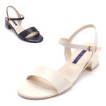 최초가 288,000 S22S417 아이보리 블랙 샌들 4CM/세라 : 롯데백화점-본점