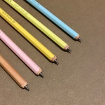 키타보시 KITABOSHI 우드 노트 목재 샤프 0.5mm_6color : 포케츠