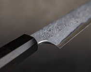 니가라하모노 청2 암몬 트위스트 다마스커스 야나기바270mm 흑단핸들 : 나이프샵 마이도