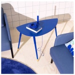 이케아 LOVBACKEN 뢰브바켄 보조테이블 블루 77x39cm 305.604.29 : 로얄래시피