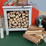 나무더미 장작 24개세트 인테리어 소품 장식품 분위기 촬영용 나무 벽난로 장식 그루터기 : 슈퍼네이쳐