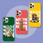 냥이랑멍이랑 3D곡면 리틀펫 카드 하드케이스 : 시미필름