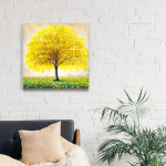 돈들어오는 그림 황금빛 돈나무 액자 사무실 거실 금전운 풍수 인테리어 유화 돈이 자라는 나무 캔버스 : 인메이블