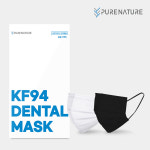 KF94덴탈마스크  중형 국산 덴탈형 숨쉬기편한 일회용마스크 개별포장 30매 퓨어네이처 : 퓨어네이처 공식몰