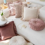 호박 쿠션 거실 소파 원형 인테리어 솜포함 : 세렌디피티상점