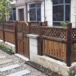 정원 나무 대문 야외 원목 펜스 미니 게이트 정원데코 : 마나상인