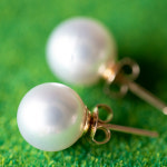 14 k 남양진주 귀걸이 11mm대 : 엘린쥬얼스