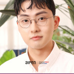 알펜안경 AL901 - 라이프스타일 컬렉션 유니섹스 오발쉐잎 콤비 안경테 : 알펜 판교