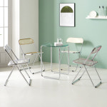 HDS65A 600 강화유리 라운드 미스틱 테이블 : 히트가구