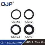 고무 실리콘 오링 O 링 패킹 바킹 개스킷 가스켓 두께 1.5/2/2.5/3/1.8/2.65mm o 씰 nbr 씰링 o-링 니트릴 와셔 세트 구색 키트 박스... 