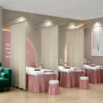 커튼 파티션 뷰티샵 피부샵 한의원 침대 철제 레일 : 영리치대행