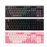 앱코 AN02 블랙 RGB BAR 축교환 기계식 키보드 (청축) : 테크파트