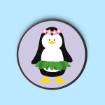 [헬로톡]체리블라썸펭귀니 퍼플 : 헬로레빗